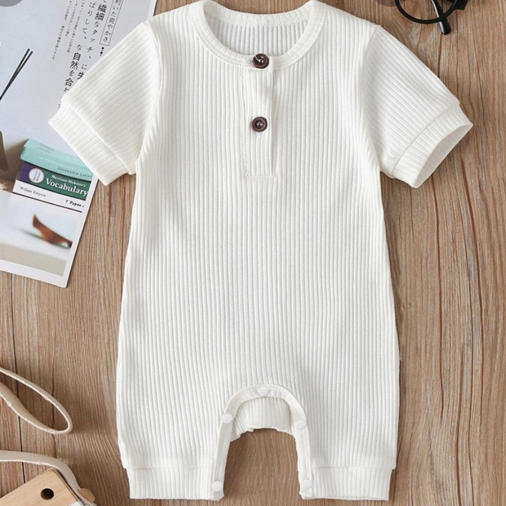 Short sleeved short romper multiple colors and sizes